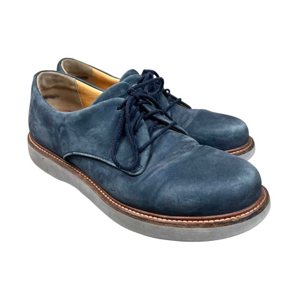Samuel Hubbard blue suede nubuck‎ Men’s lace up Oxfords SZ 9.5